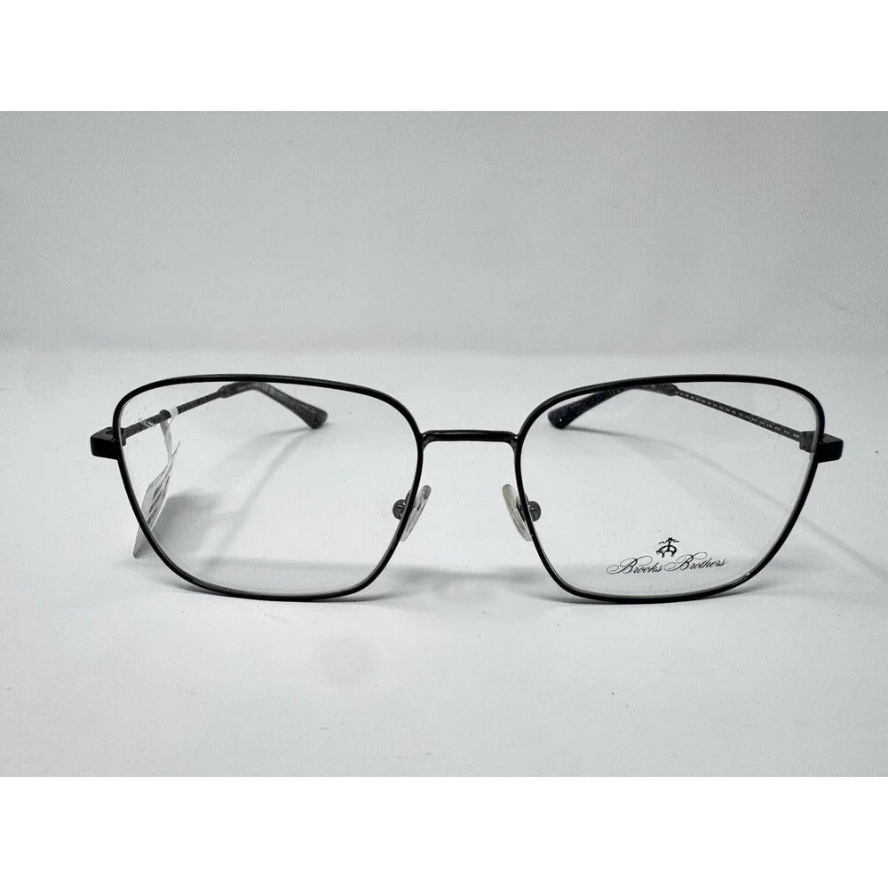 Brooks Brothers BB1094 Black Gunmetal Eyeglass Frames New Old Stock 55-17-145